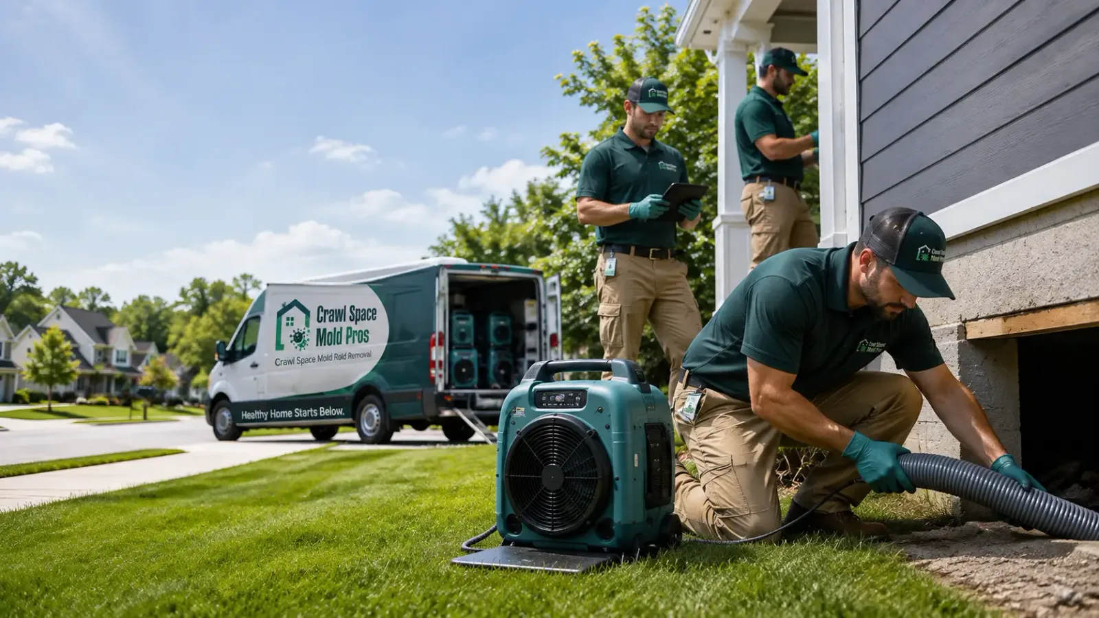 Crawl Space Mold Removal in South Burlington, VT